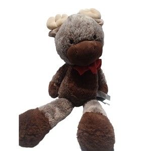 Fiesta Fuzzy Folk Bean Bag Moose Dakota 22" Plush Stuffed Animal Valentines Toy